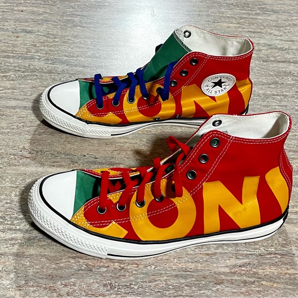 Converse | Shoes | Rare Converse All Star Chuck Taylor Woodmark Rasta ...